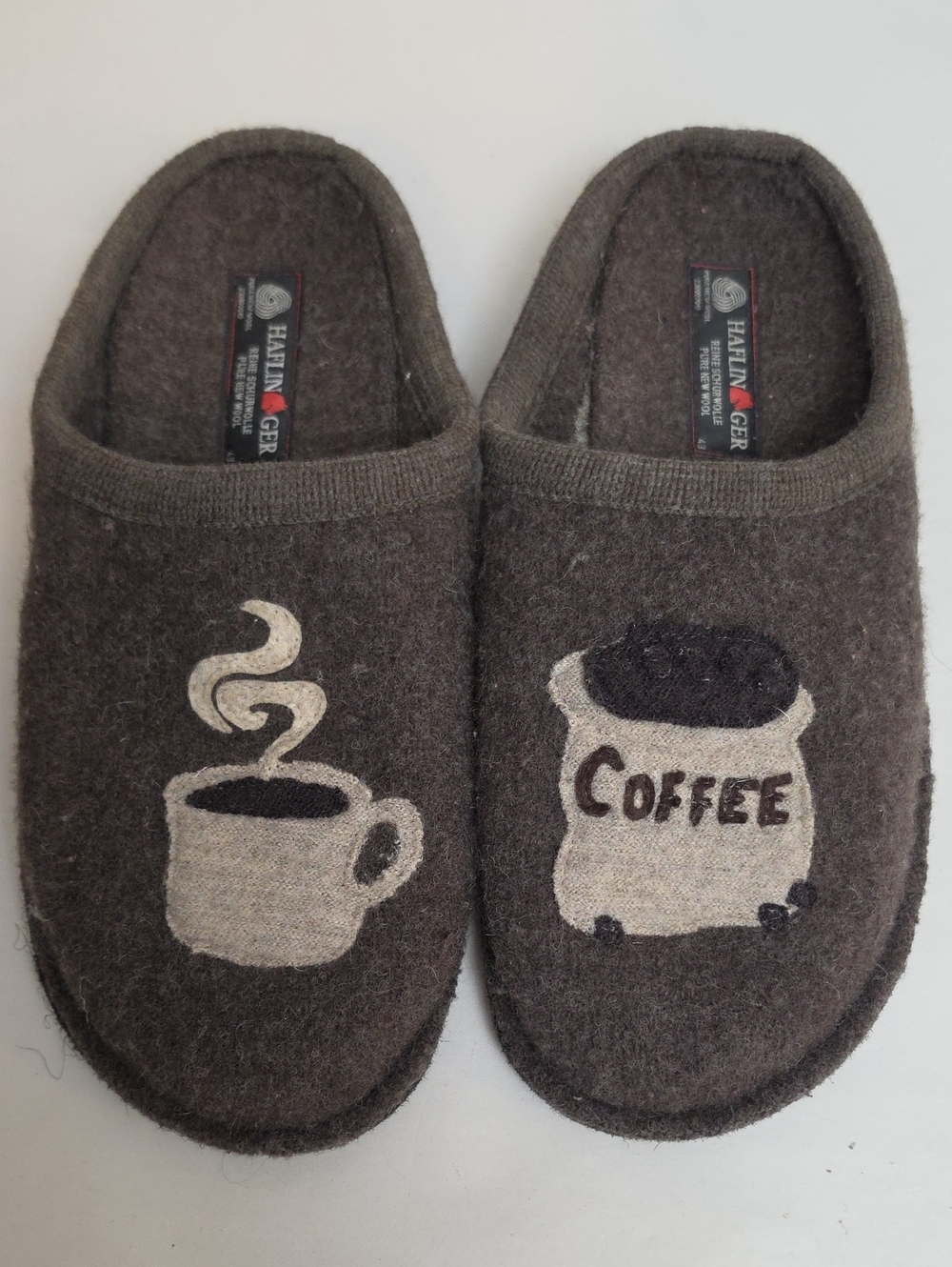 Haflinger Womens Felt Slippers Sz 42 US 11